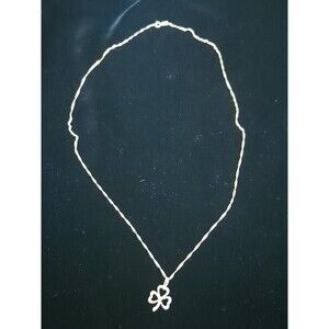 Vintage Krementz 14 Carat Gold Overlay Twist Chain Shamrock 18in NIB